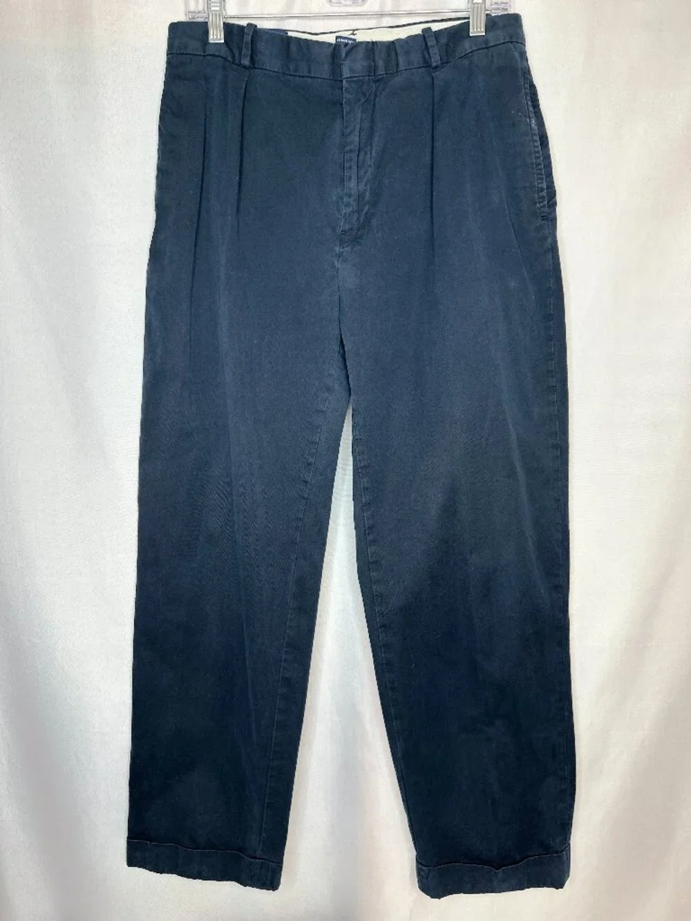 VTG Polo RL Hammond Pleated Chino Pants, Size 31 x 28.5* 90s Y2K Preppy Academia